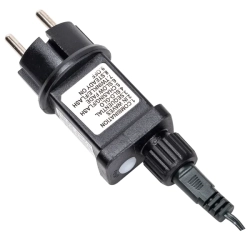 Zewnętrzne lampki choinkowe sznur 300led Ciepła biel 15m+3m